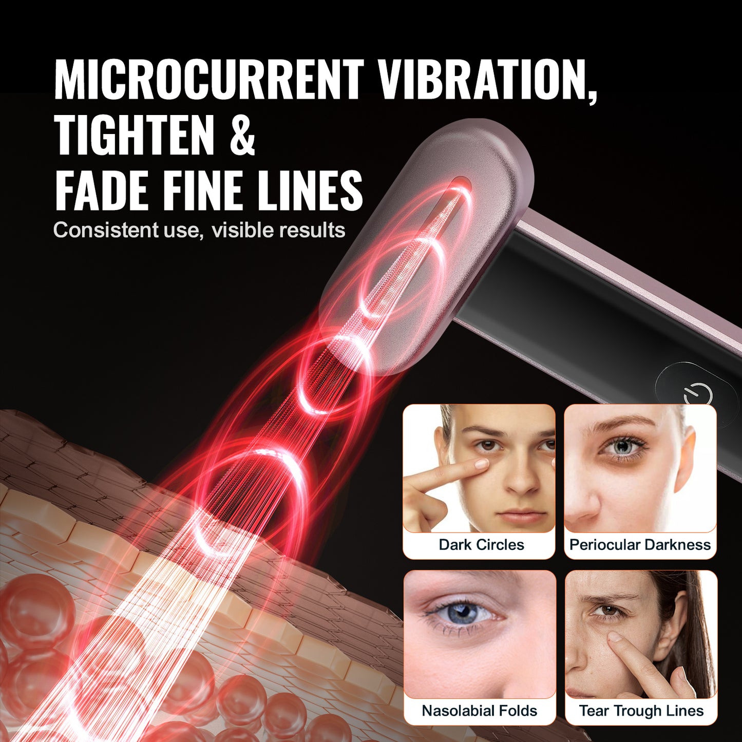 Red Light Therapy Face Wand