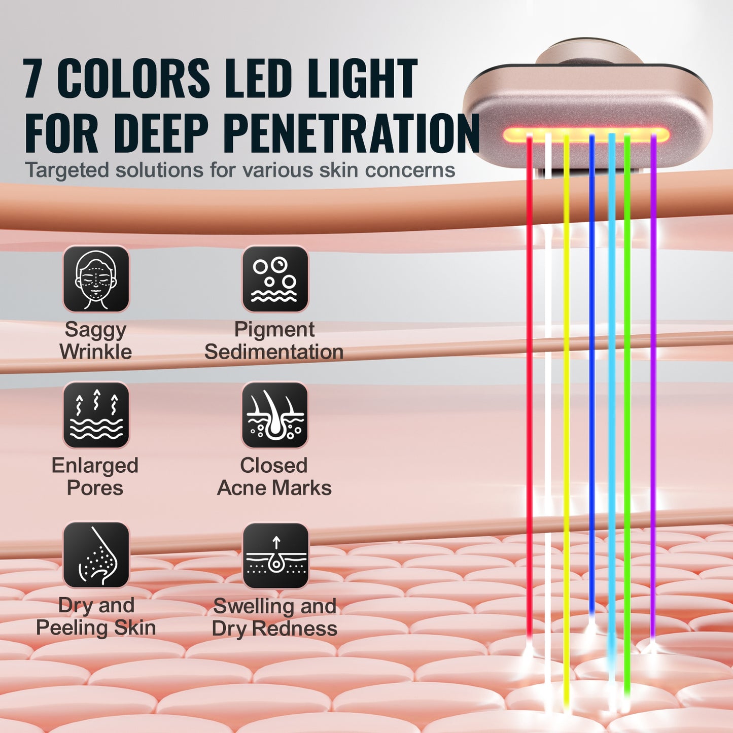 Red Light Therapy Face Wand